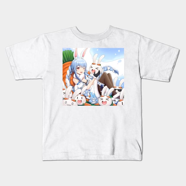 Pekora Kids T-Shirt by SUONIKO